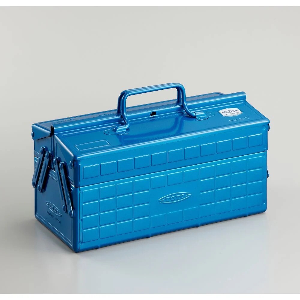 TOYO Steel ST-350 Blue 2stage Tool box 350×160×215mm 2.6Kg from japan new