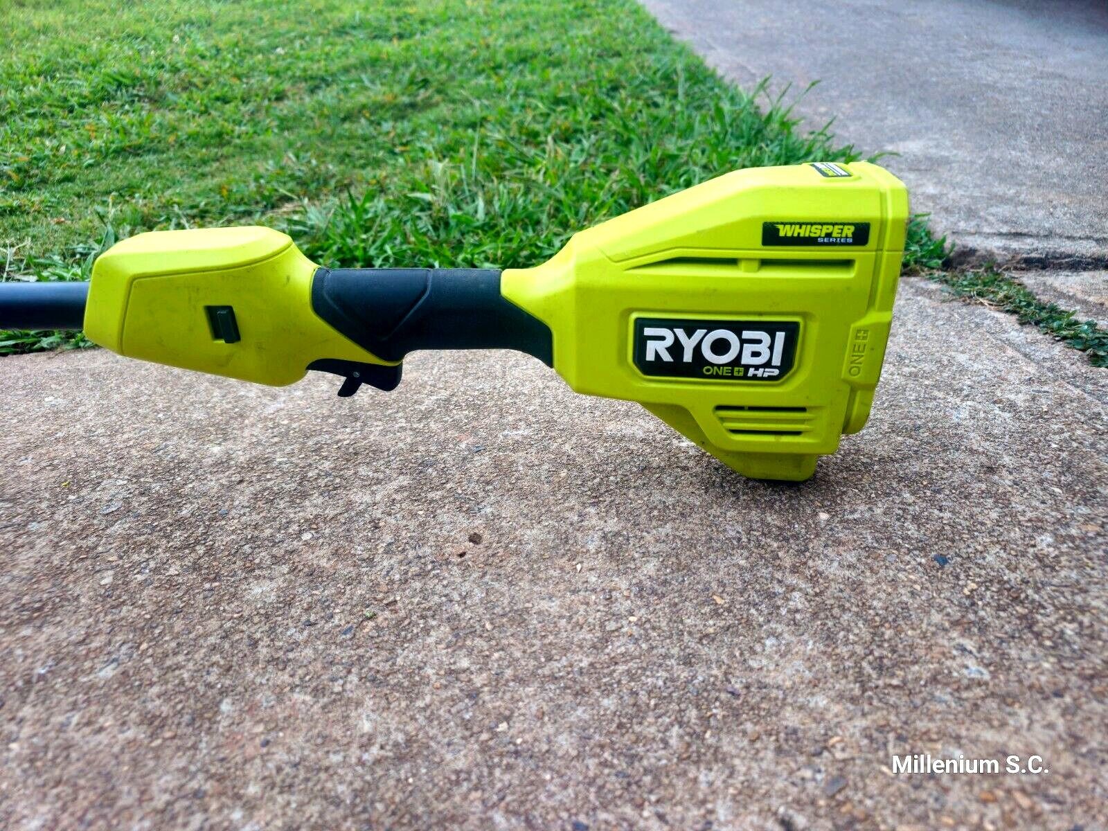 RYOBI HP 18V Brushless Whisper Series 15 in. Cordless Battery String Trimmer