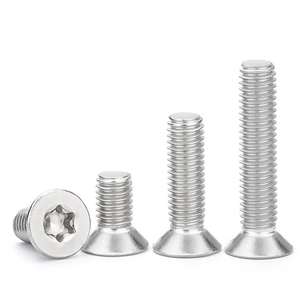 M1.4-M4 Torx Countersunk Machine Screws Flat Head Bolt A2 Stainless Steel Metric