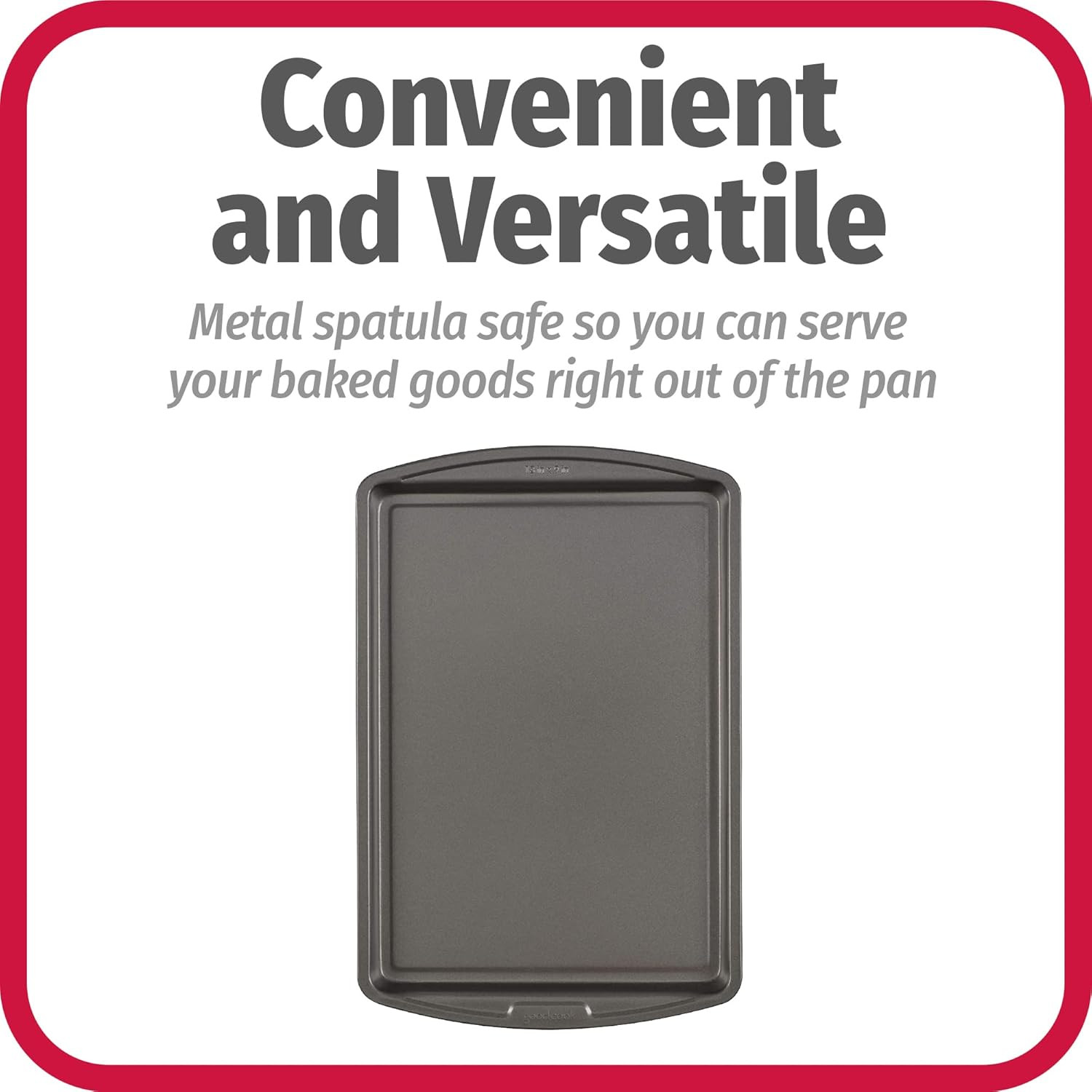 Everyday Baking Sheet with Carbon Steel Construction & Scratch-Resistant Metal-U