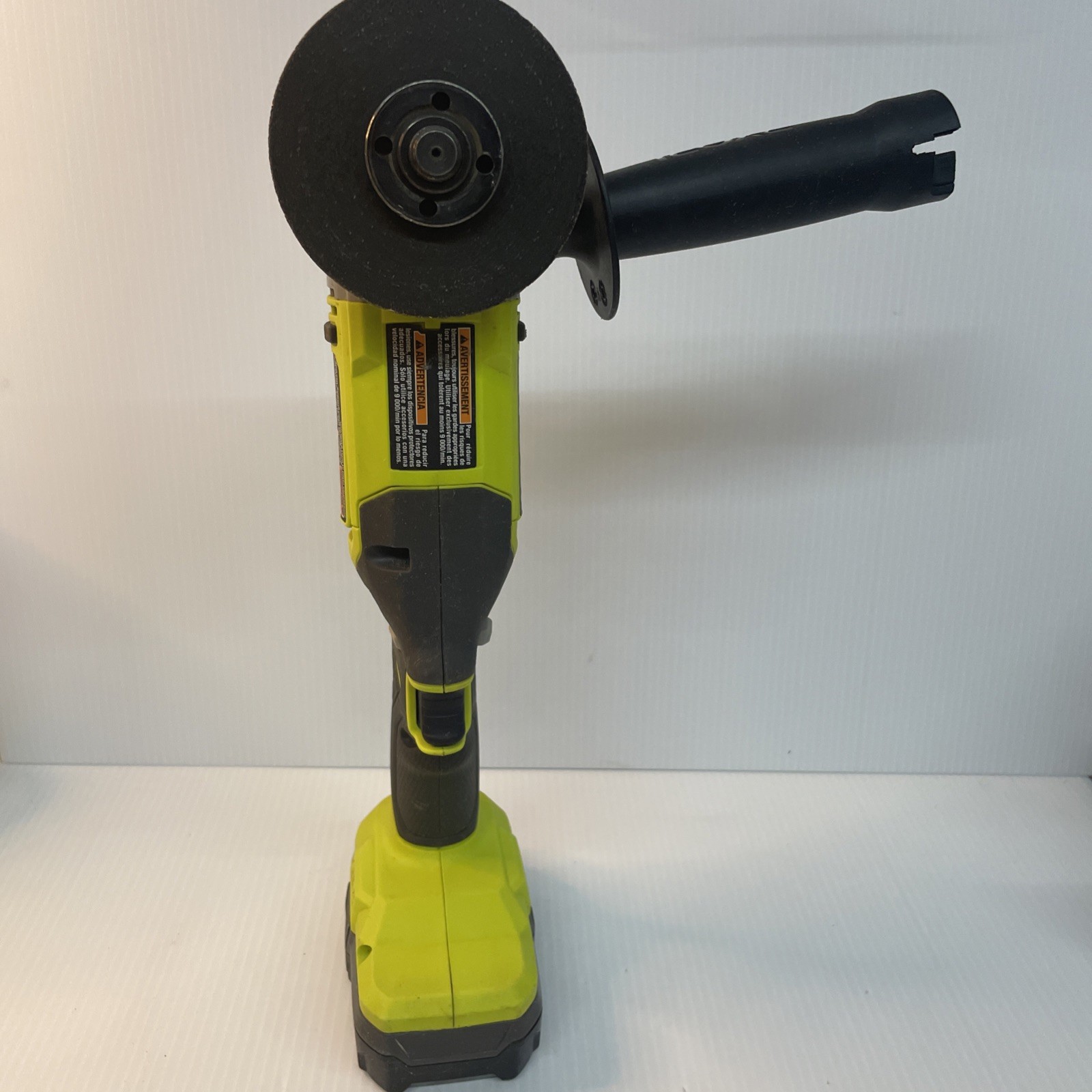 RYOBI ONE+ 18V Cordless 4-1/2 in. Angle Grinder W/ 1.5 AH Battery – Pre Owned