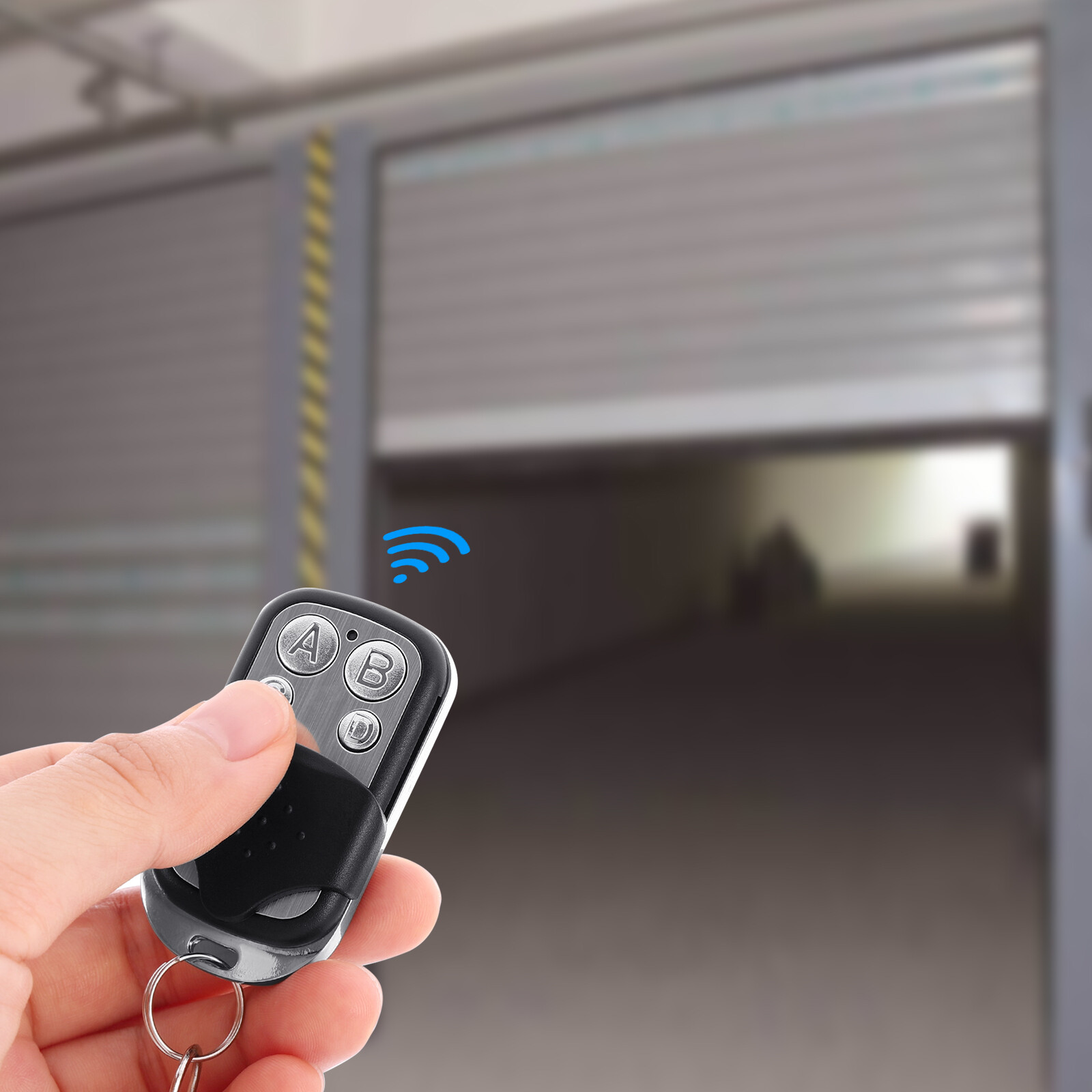 4 X 433MHz Universal Rolling Code Remote Control Fob Gate Garage Door Opener Key