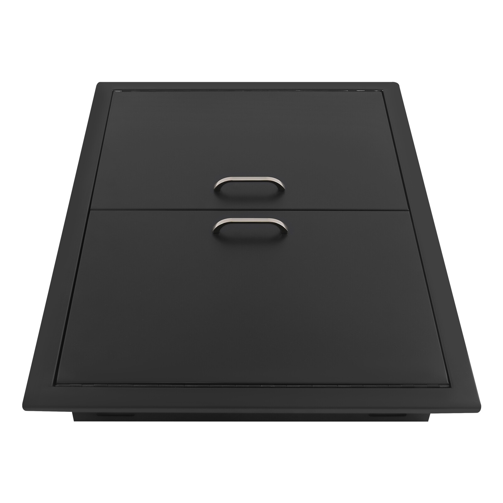 BBQ Access Door for Outdoor Kitchen Black Double Outdoor Kitchen Door