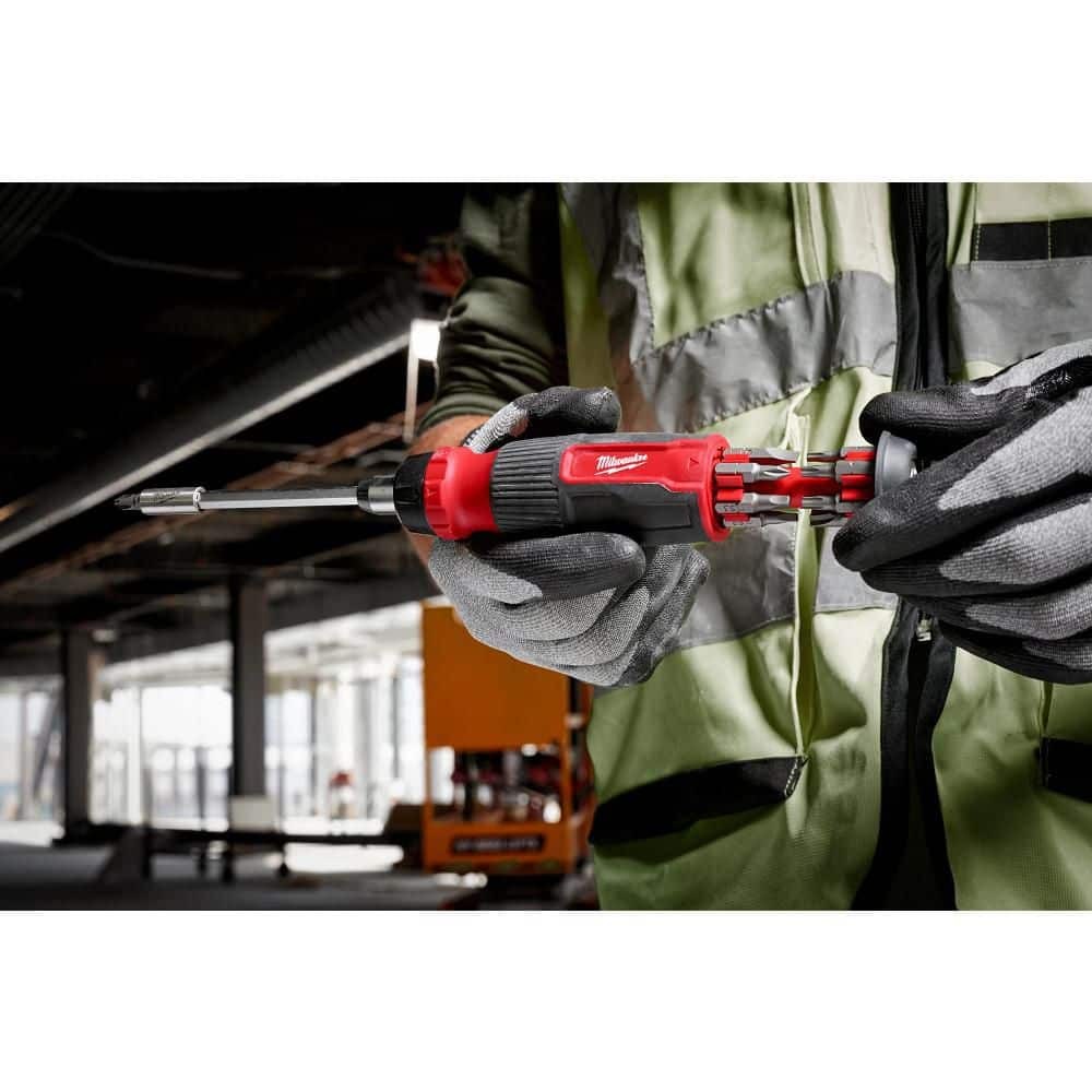 Milwaukee 14-in-1 Ratcheting Multi-Bit Screwdriver and 8-in-1 Compact (2-Pack)