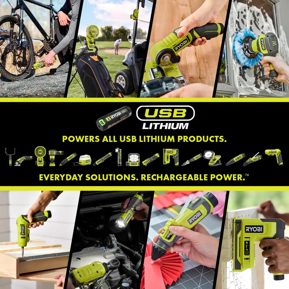NEW USB Lithium Multi-Head Screwdriver Kit with Battery, Cable, Bits and Case