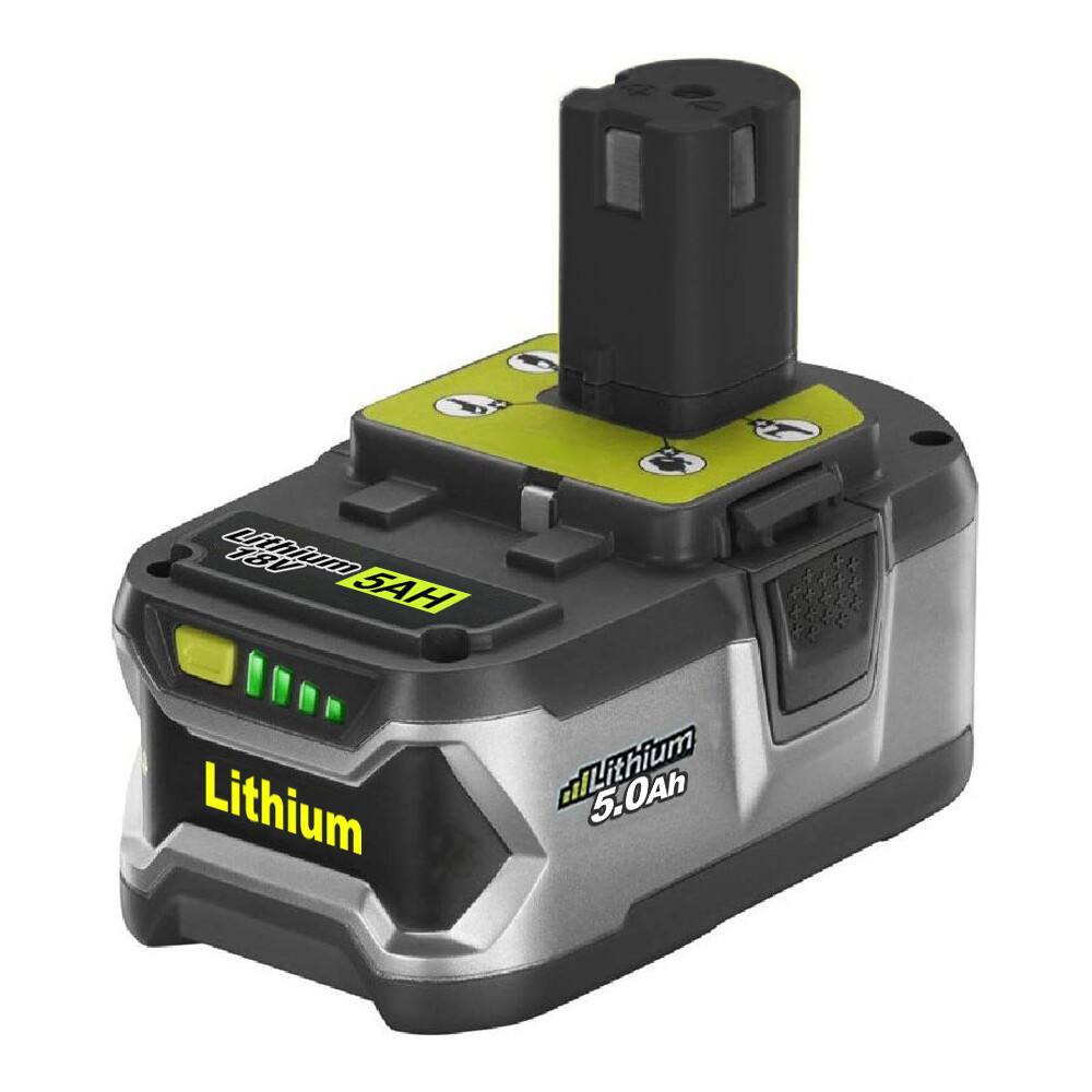 5.0Ah 18V Battery P108 PBP005 Lithium-Ion ONE+ OEM For RYOBI P108 P109 P197 NEW