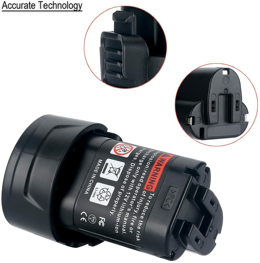 2Pack For MAKITA 10.8 Volt BL1013 BL1014 4.8Ah Lithium Battery 195332-9 194550-6