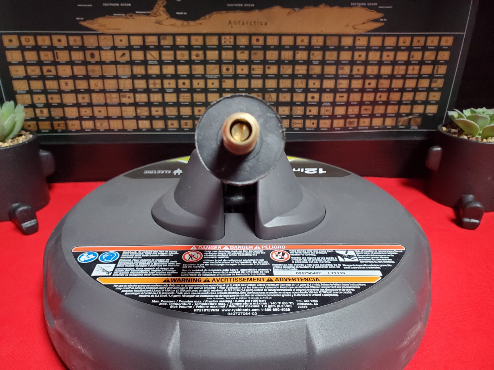 Ryobi 12 in Electric Pressure Washer Surface Cleaner Up To 2300 PSI RY31012