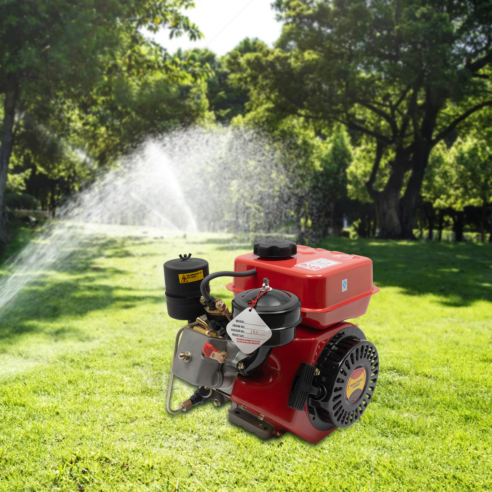 4-Stroke 6 HP Engine Single Cylinder Air Cooled For Small Agricultural Machinery