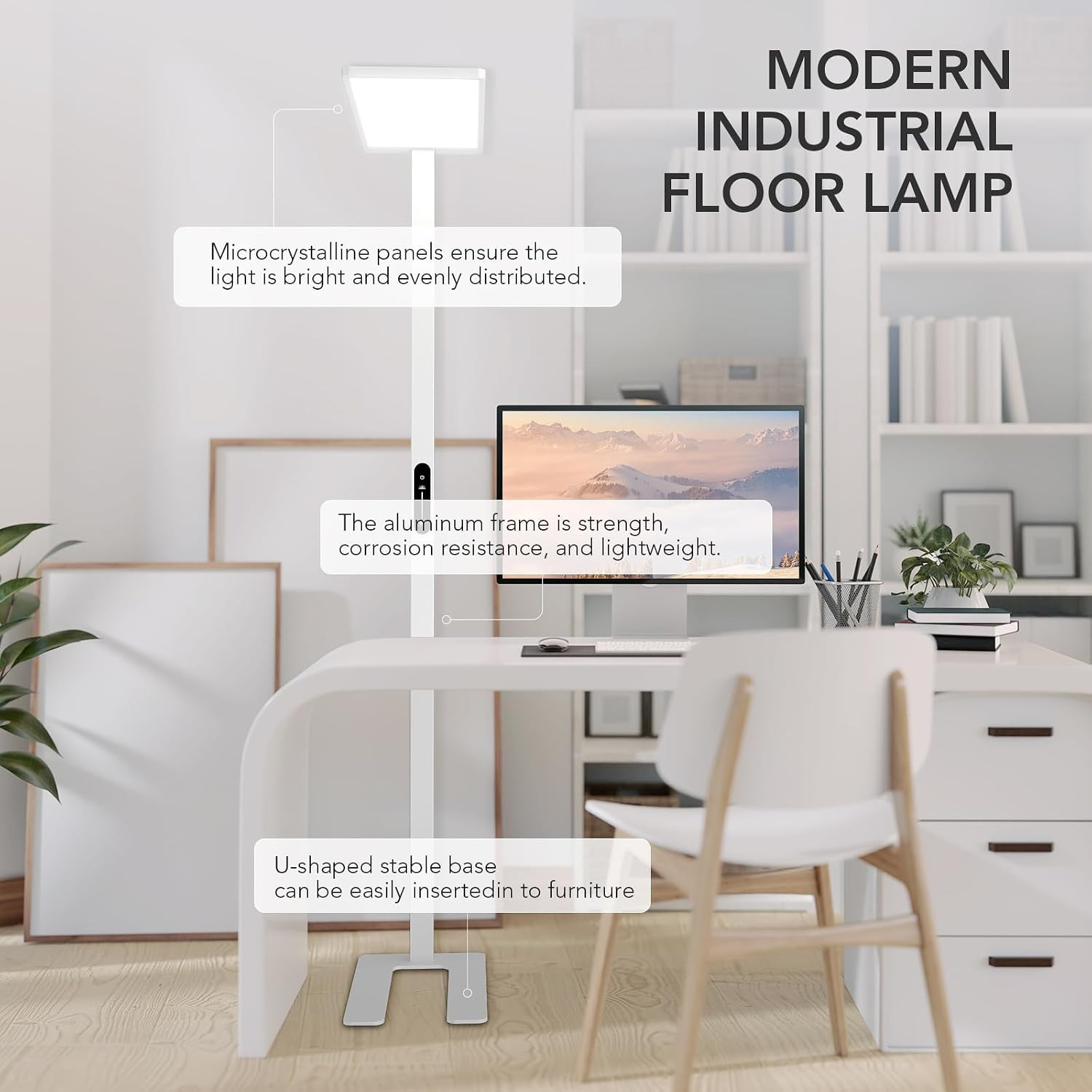 Super Bright 120W LED Floor Lamp – Dimmable 10000LM Eye-Care Light