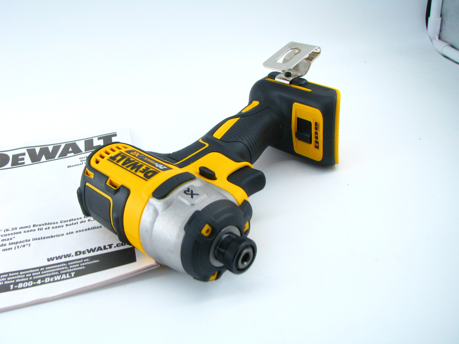 New DEWALT DCF887B 20V MAX XR Brushless 1/4″ Inch Impact Driver 20 volt 3 speed