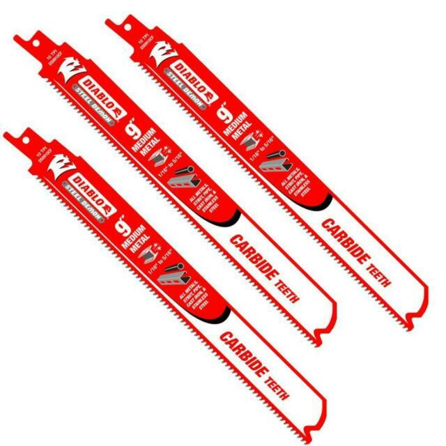 Diablo DS0910CF3 9 in Carbide Medium Saw Blades, Red – Pack Of 3