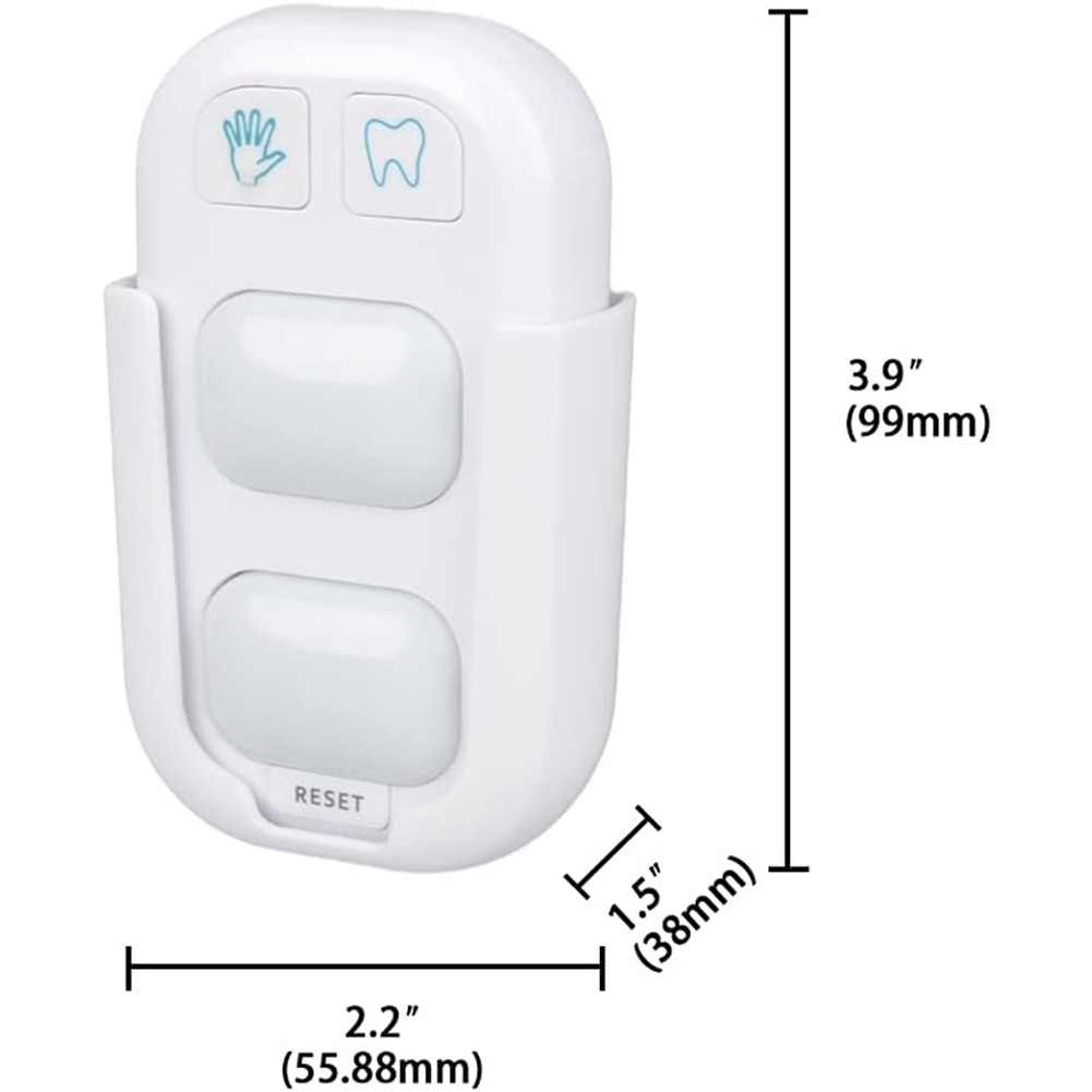 Timer for Kids, Battery Powered 2 Minutes Teeth Brush Timer,20 Seconds Hand3489