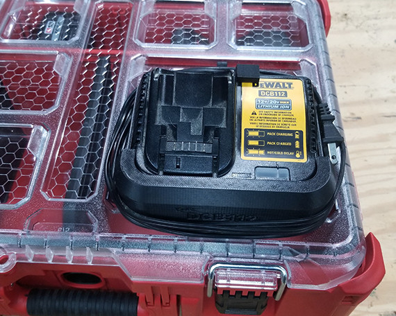 Packout Mount for Dewalt DCB115 (Charger Not Included)