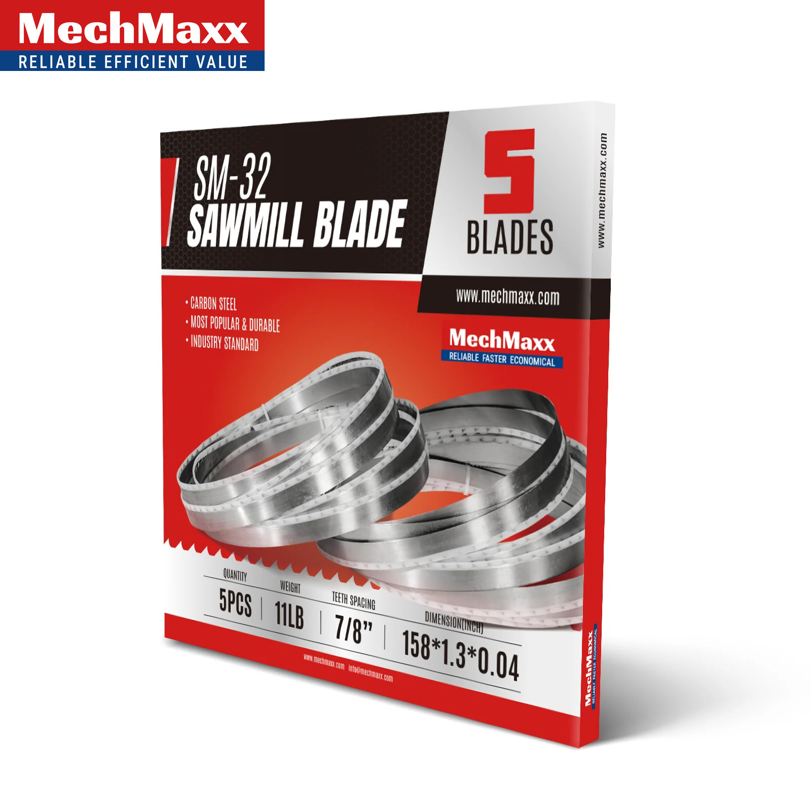 ( 1 Pack / 5 Blades ) Blade fit MechMaxx SM-32 Sawmill