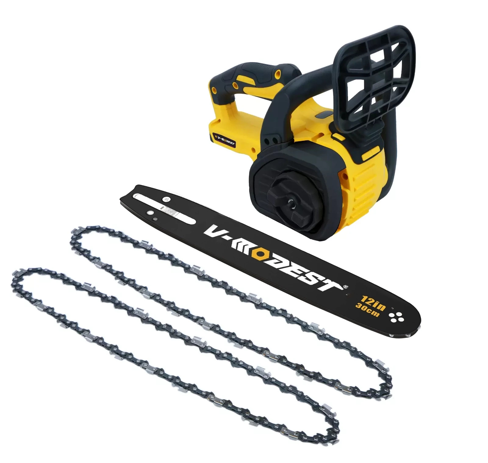 Fit DEWALT 20V MAX Battery Brushless 12 in. Compact Cordless Chainsaw w/2 chains