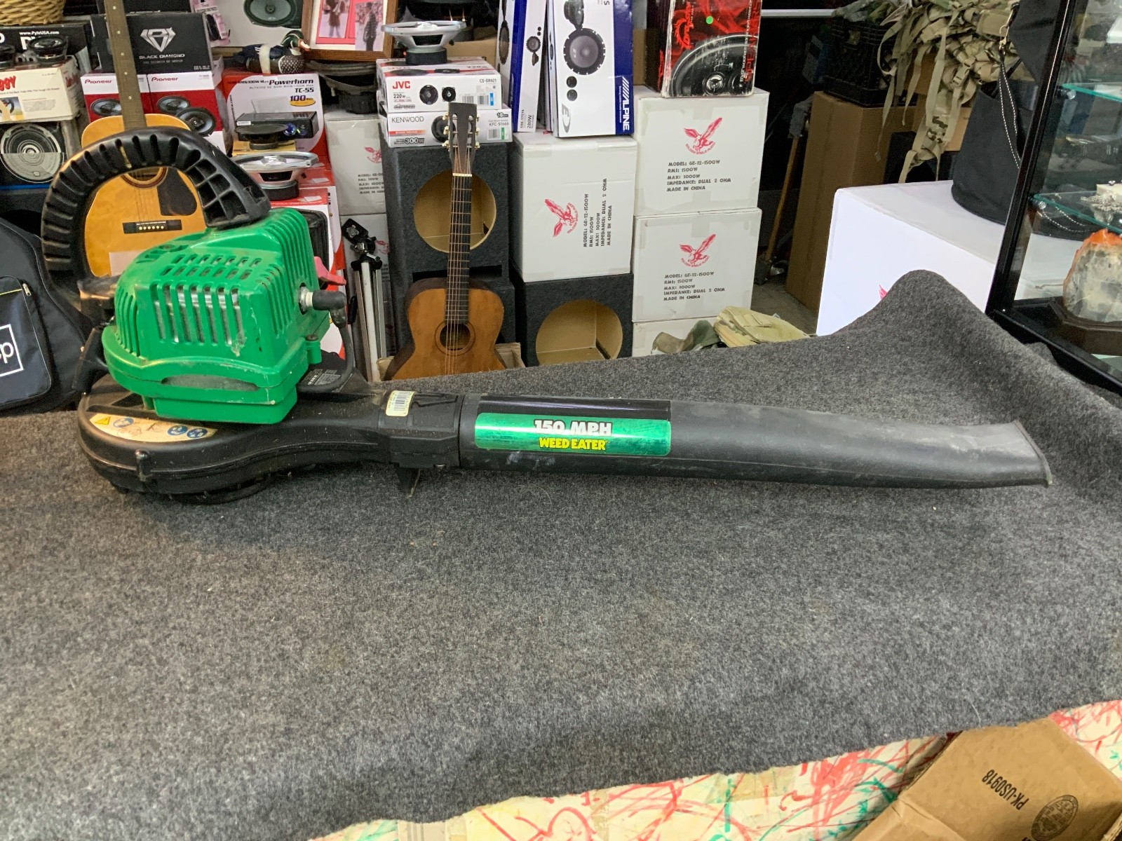 WEED EATER FEATHERLITE GAS BLOWER FL1500LE 23CC 150 MPH WORLDS LIGHTEST