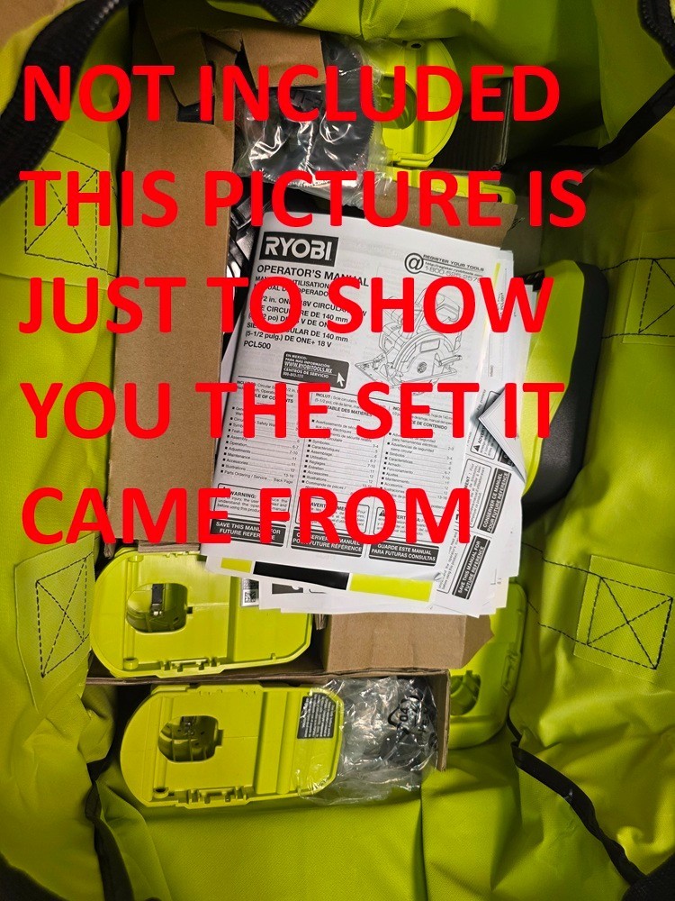 NEW Ryobi ONE+ PCL515 Saw with BAG 18V Cordless || FREE SAWZALL Blade