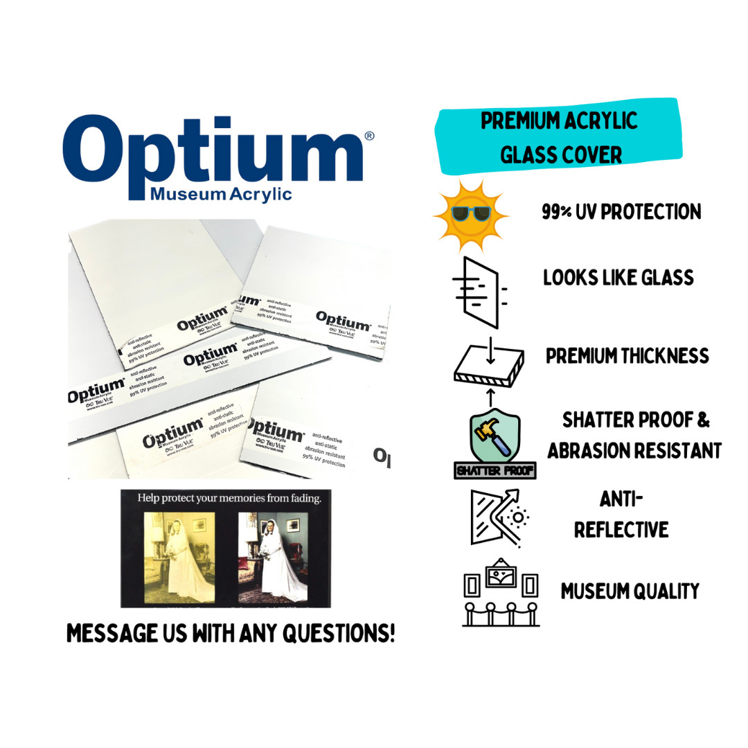 Tru Vue Optium Museum Grade Acrylic Glass Sheet Cover Anti Reflective Archival