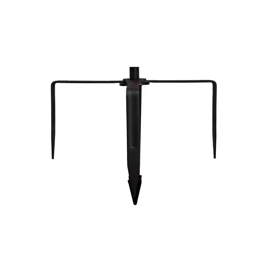 Hampton Bay 9.8 ft. String Light Pole in Black (1-Pack)