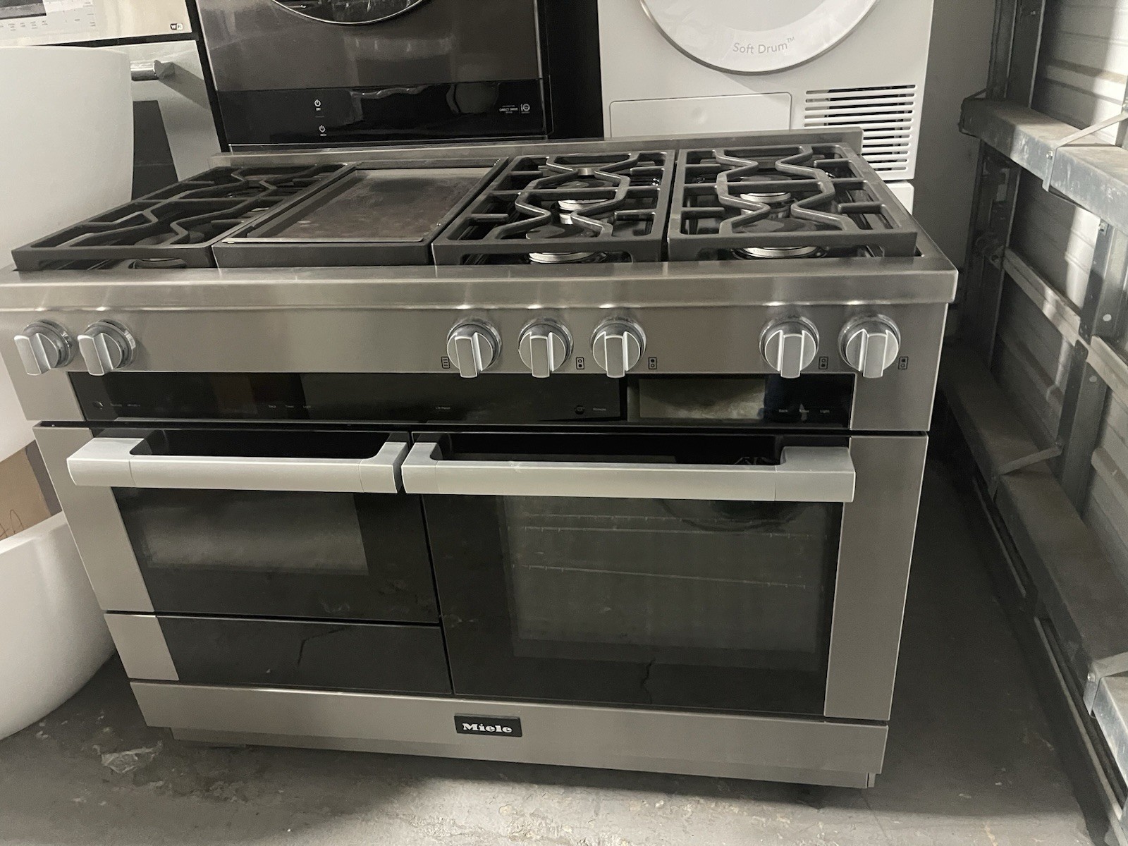 Miele HR1956- 3LP DFGD Series 48″ Smart Freestanding Dual Fuel Range