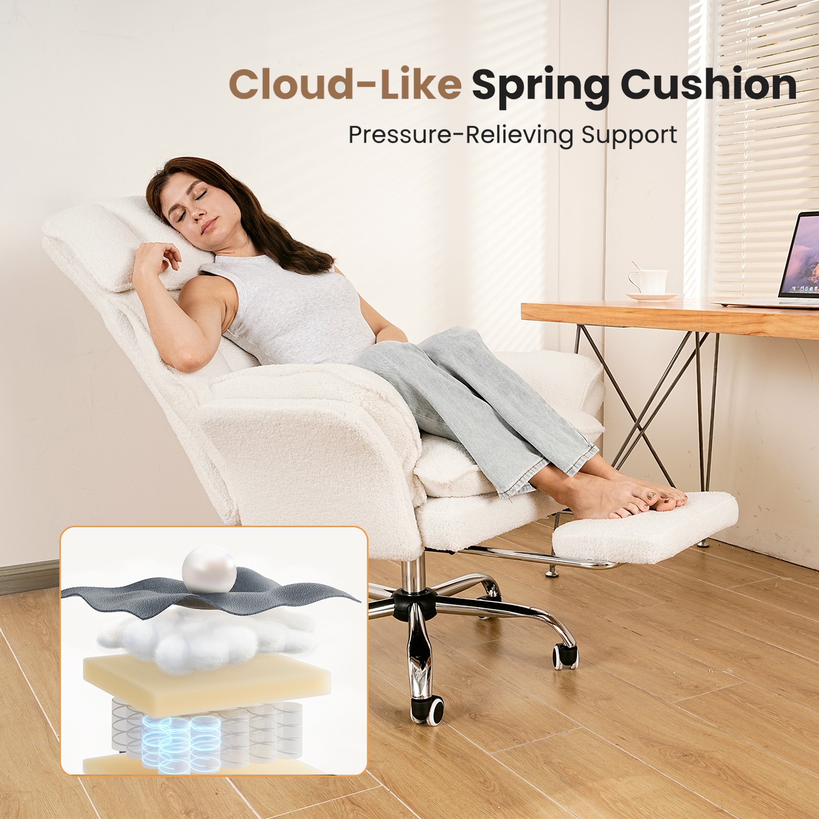 Foldable Walking Pad 2in1 Under Desk Treadmill for Home with Remote Control LED
