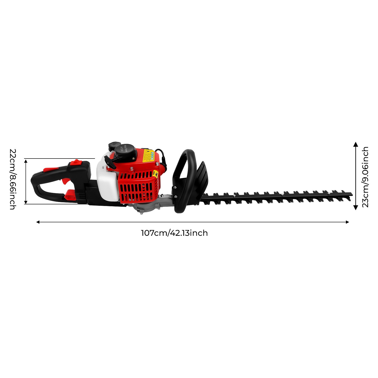 2-Stroke Single Edge Hedge Trimmer 22.5cc Hedge Trimmer Garden Bush Trimmer Tool