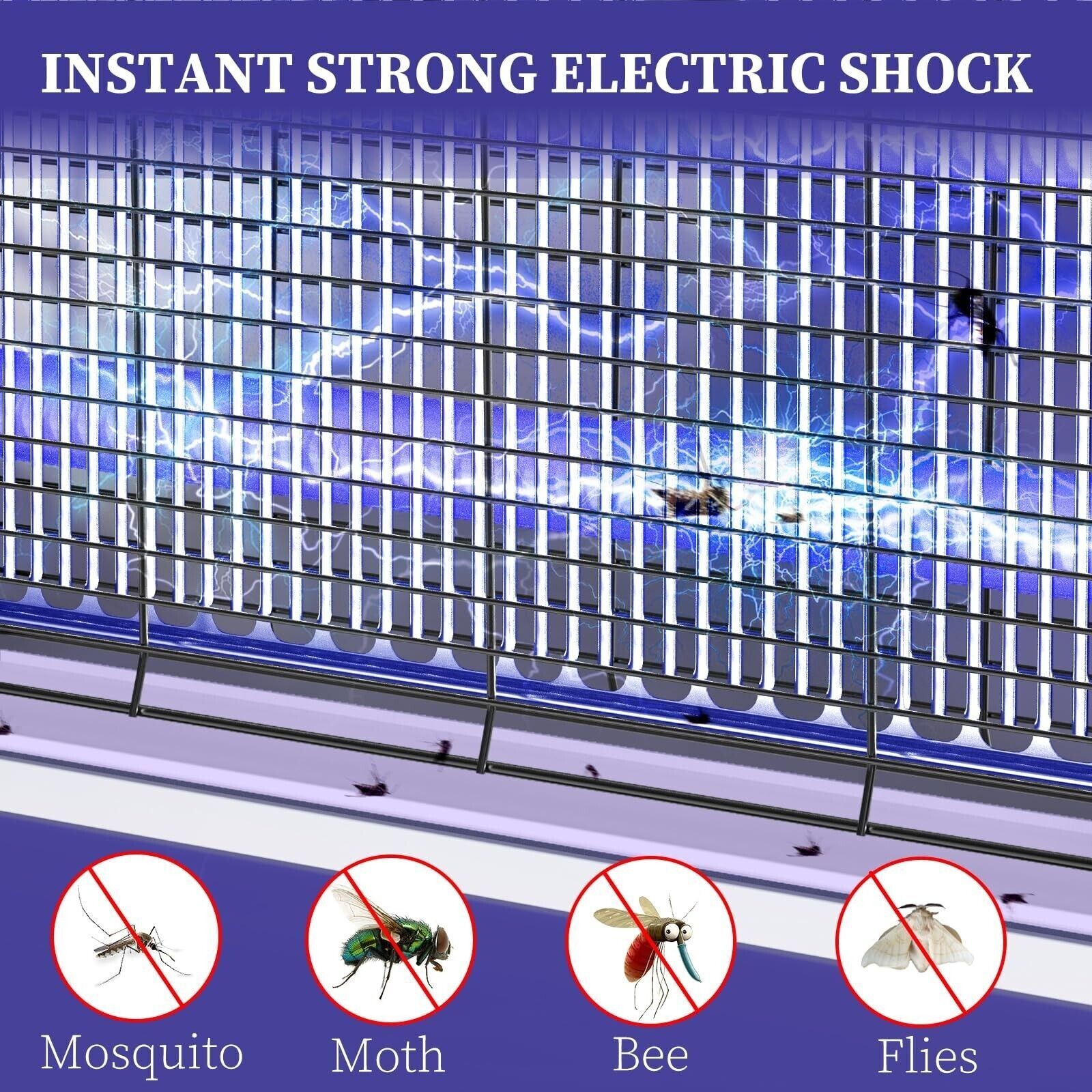 Bug Zapper 3200V Electronic Mosquito Zapper for Outdoor and Indoor Waterproof T