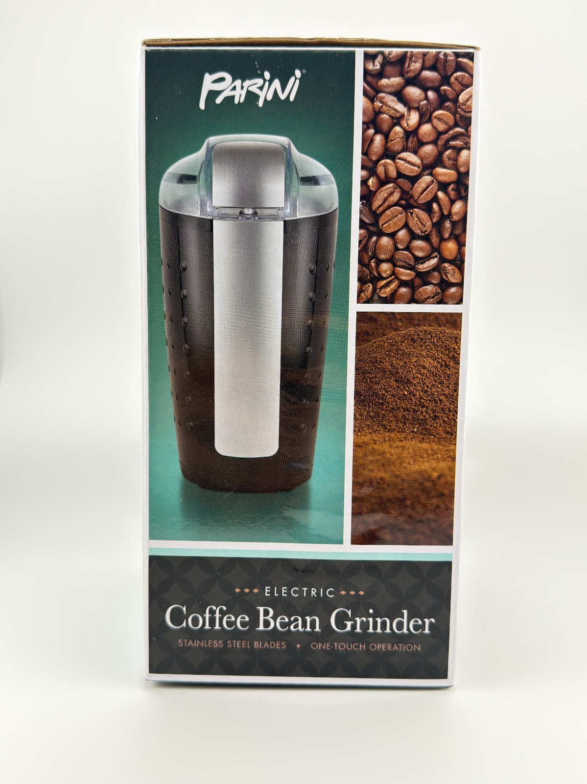 Parini Essentials Collection Electric Coffee Bean Grinder – Stainless Steel Blad