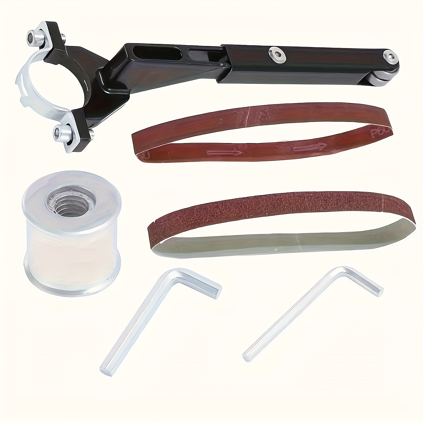Angle Grinder to Belt Sander Adapter – For Metal/Wood Sanding & Rust Removal
