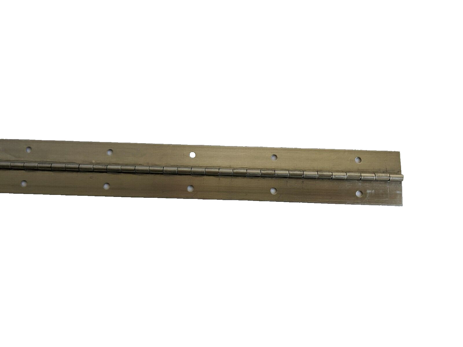 Door Cabinet Hinge Aluminum 2″ x 72″ L .062 3/16″ Holes 3″ Centers 1/8″ pin