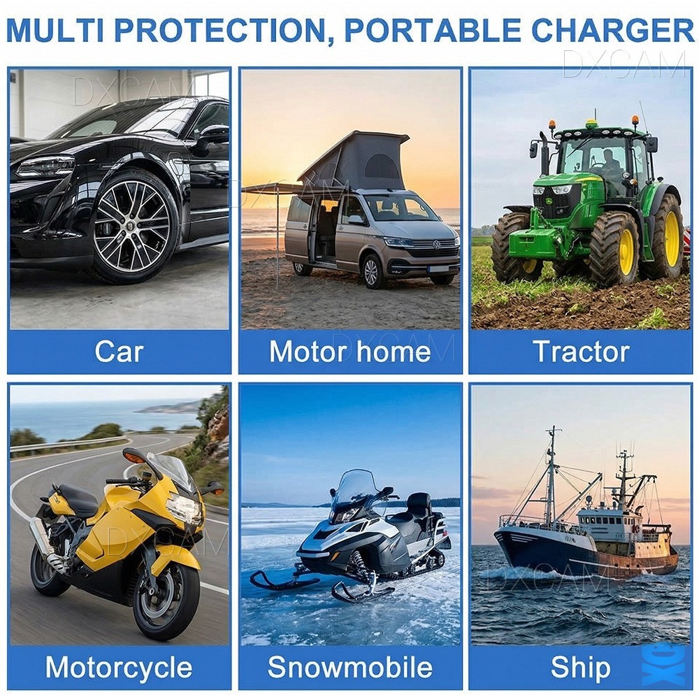 30W Solar Panel 12V Trickle Charger Battery Charger Kit Maintainer Boat Car RV