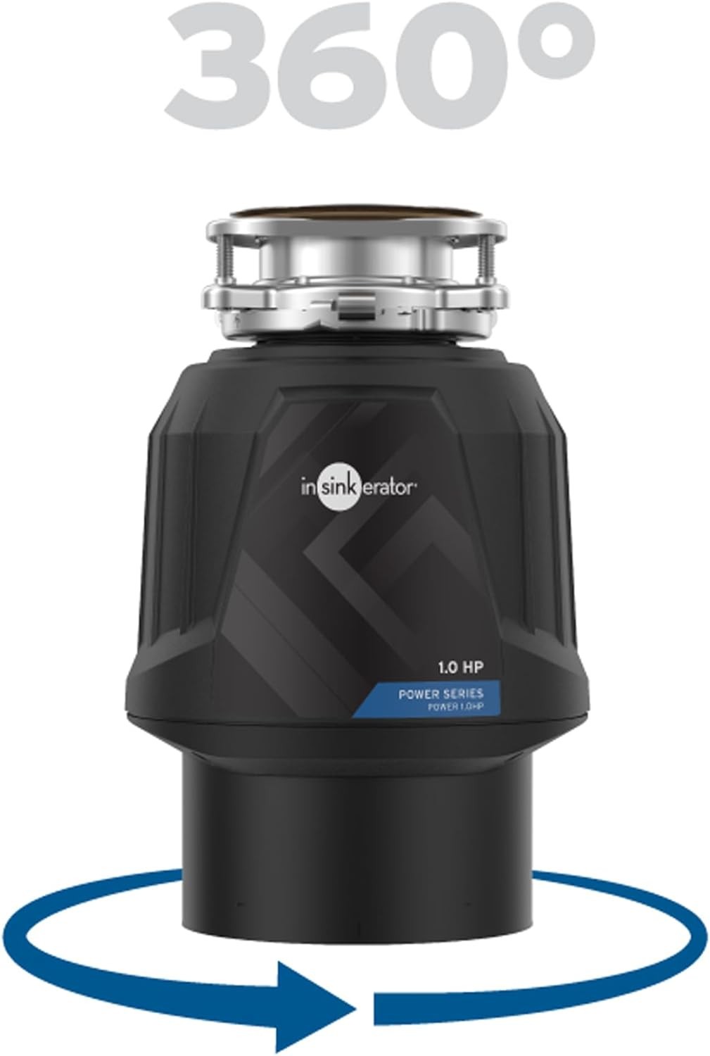 Insinkerator Power 1HP, 1 HP Garbage Disposal, Power Series EZ Connect Continuou