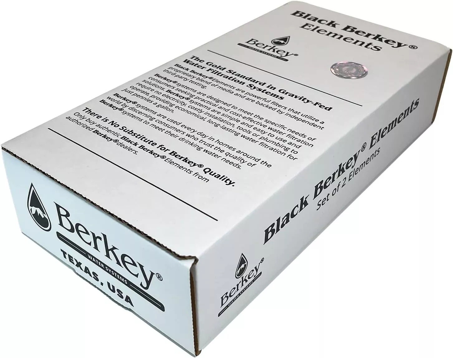 2-PK Berkey Authentic Black BB9-2 Water replacement Filters, Berkey Water System