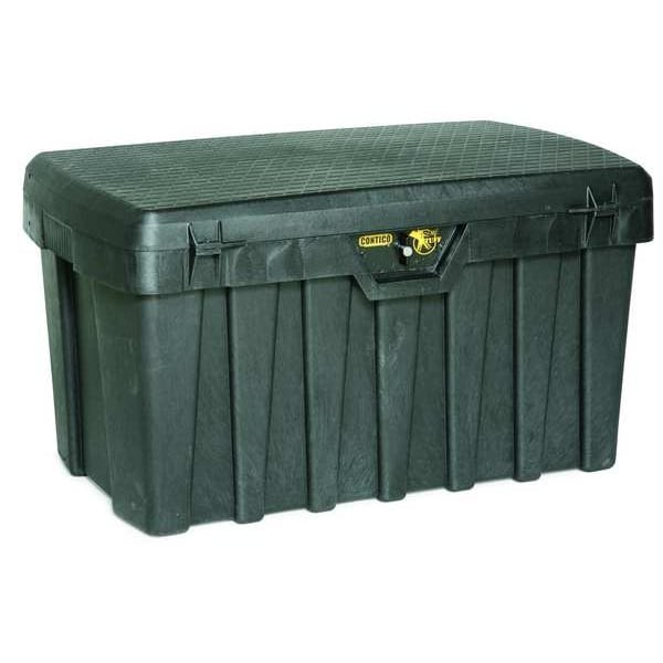 Contico G3725 Xtreme Pro Tuffbin Tool Box, Structural Foam, Black, 37 In W X 21