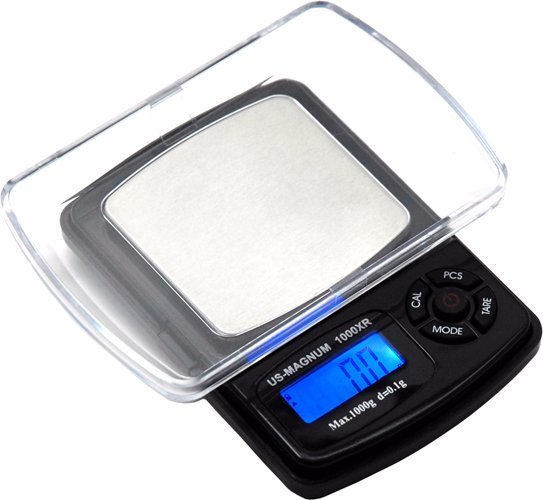 1000g 0.1g Precision Pocket LCD Digital Scale Herbs Jewelry Gold Silver Gems