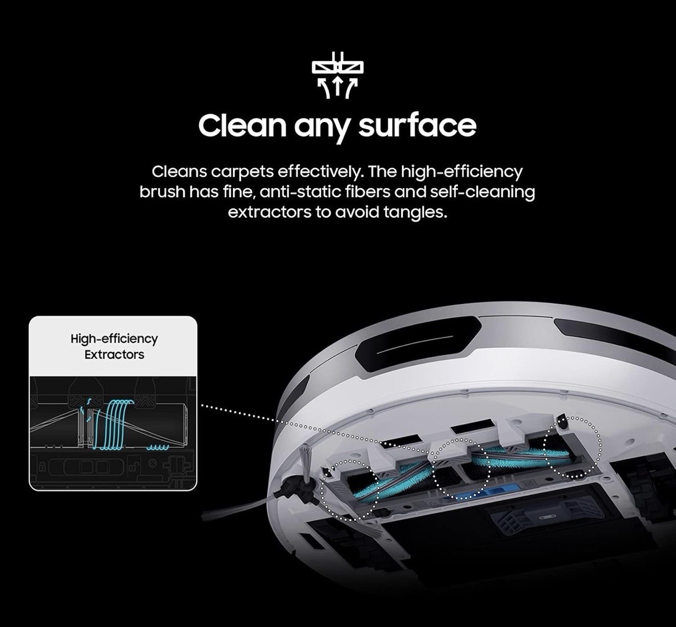 Samsung – Jet Bot+ Robot Vacuum Mop Combo with Clean Station – NEW
