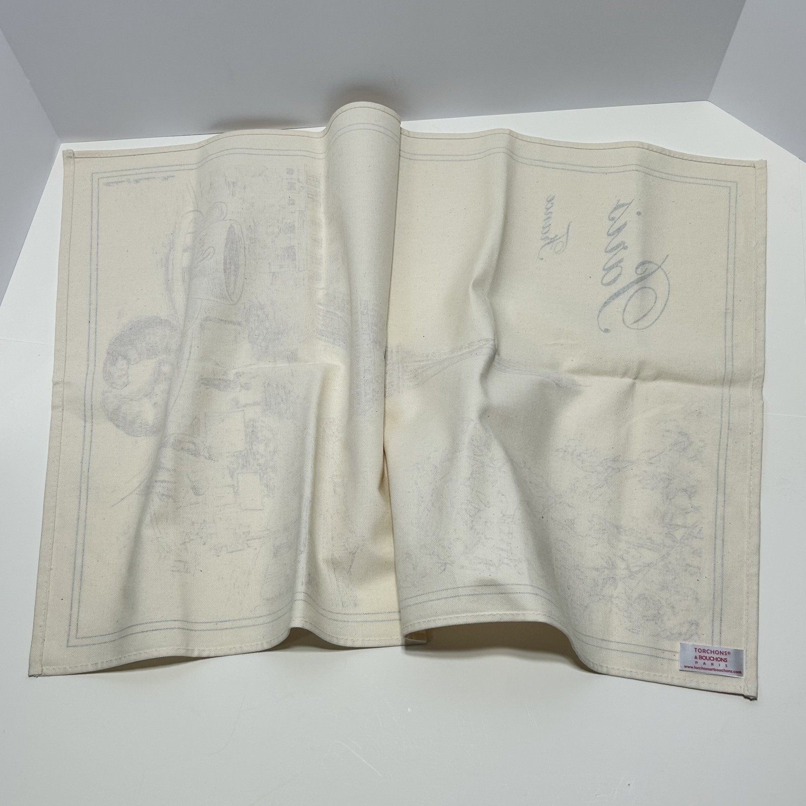 Disneyland Paris Eiffel Tower Tea Towel Torchons & Bouchons France Souvenir NWT