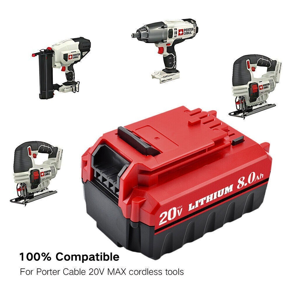 1-4Pack 8.0AH 3.5AH For Porter Cable PCC685L PCC680L 20V MAX Lithium-Ion Battery