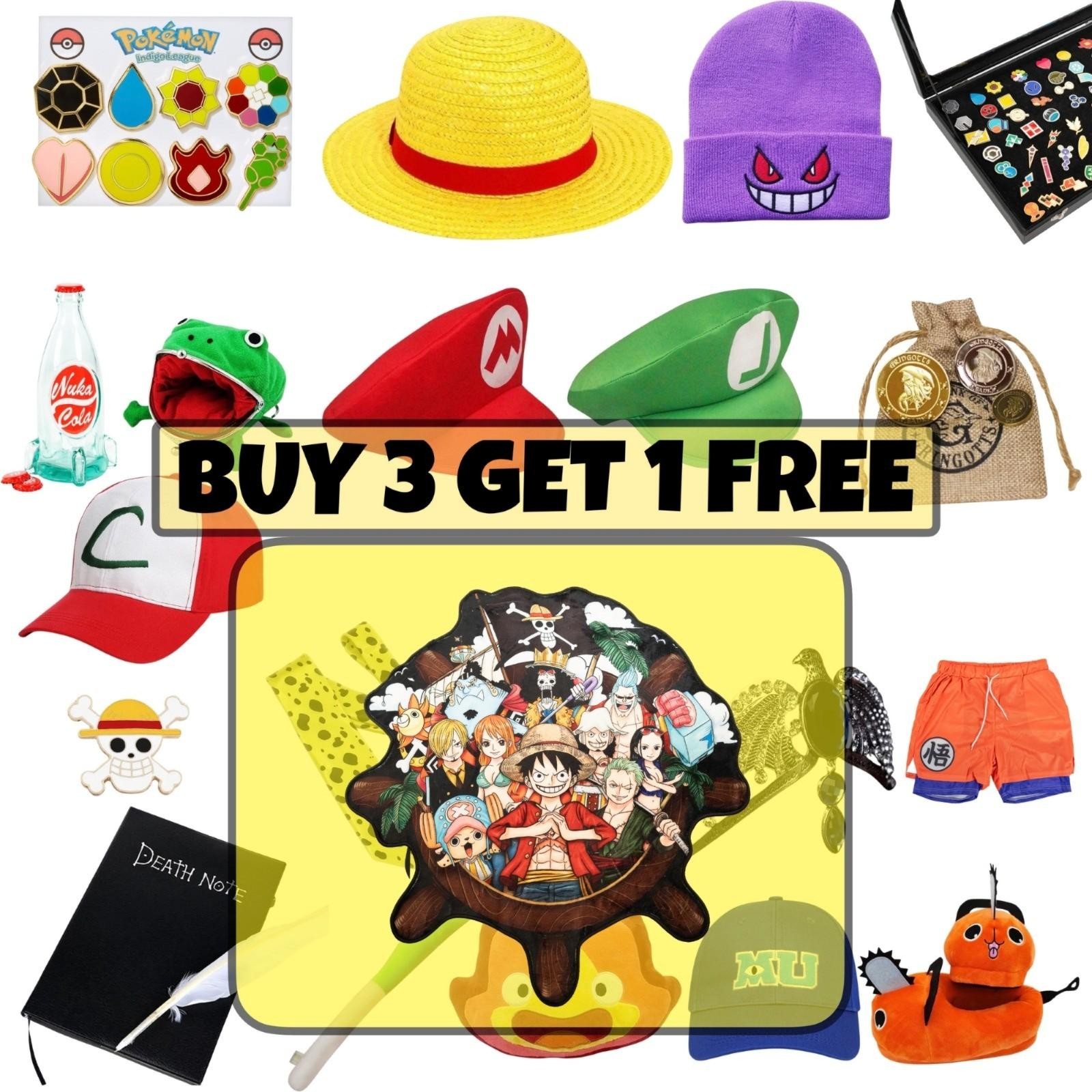 One Piece Crew Large Premium Anime Rug 36″ Straw Hat Pirates Room Decor Mat