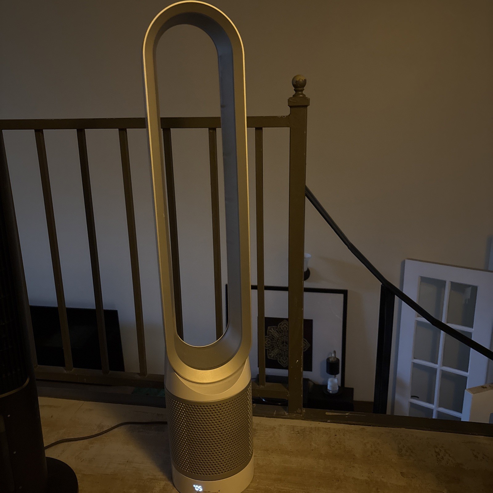 Dyson AM11 Pure Cool Tower Purifier Fan with Remote – White/Silver