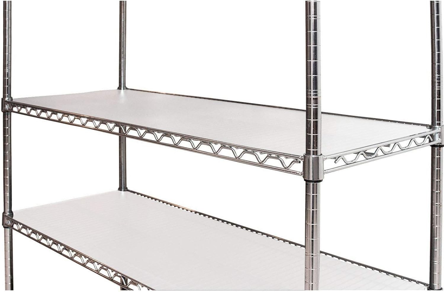 Wire Shelf Liner 14×24 Waterproof Plastic 5 Pack Flat Heavy Duty Shelving Mats
