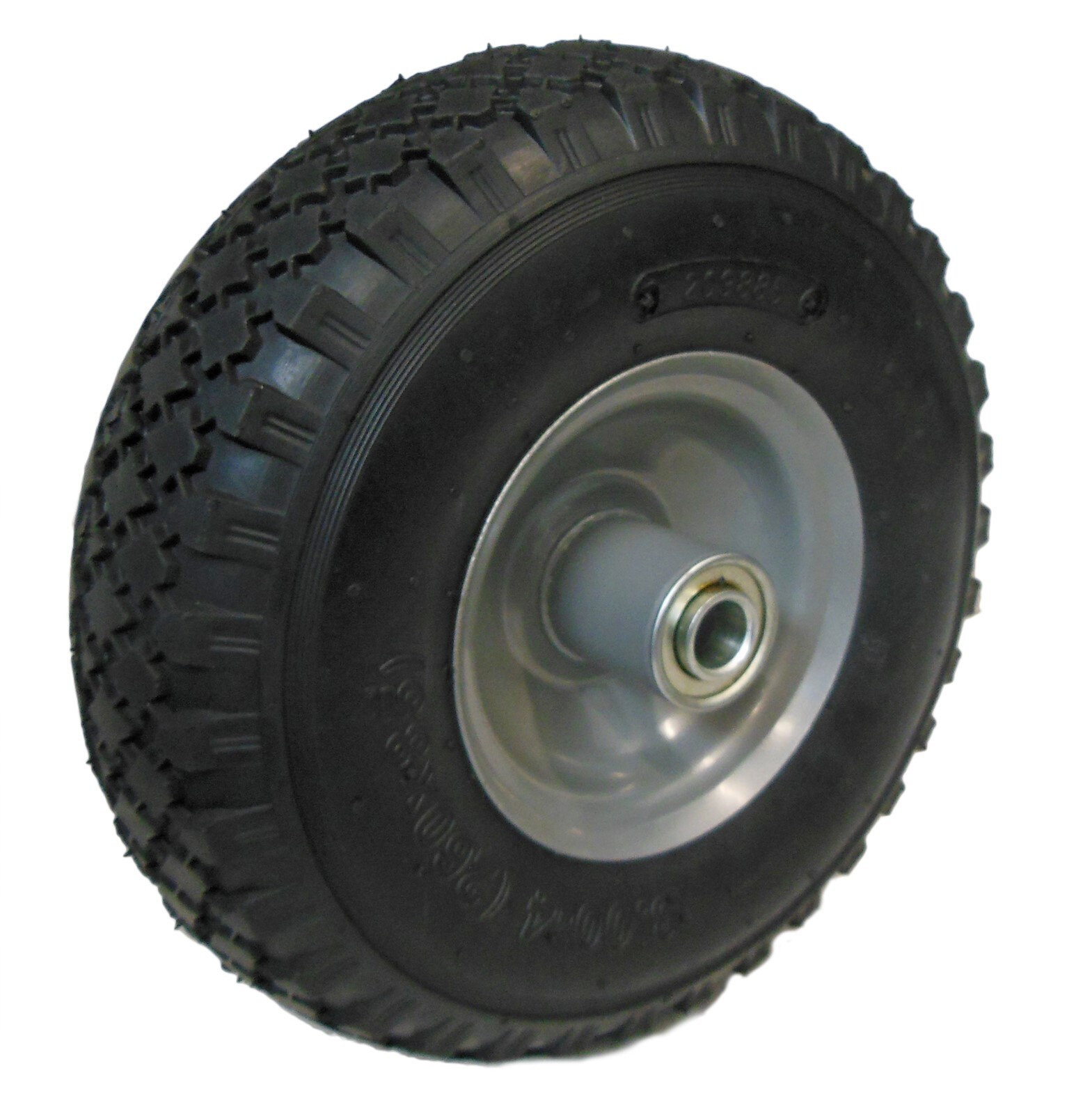10″ Pneumatic Tire w/ Steel Rim, 3.00-4 Tire, 5/8″ Bearings Handtruck Wagon Kart