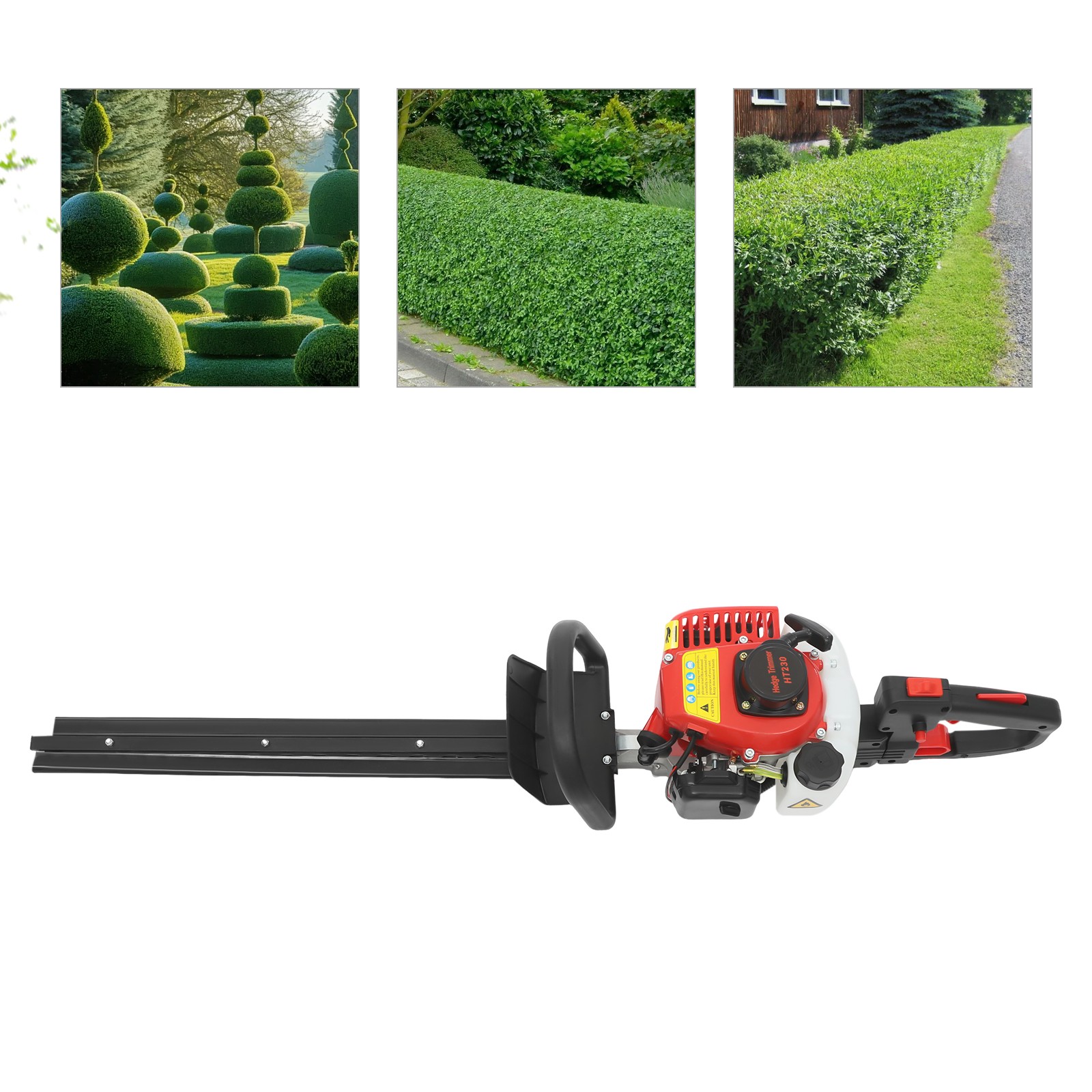 2-Stroke Single Edge Hedge Trimmer 22.5cc Hedge Trimmer Garden Bush Trimmer Tool
