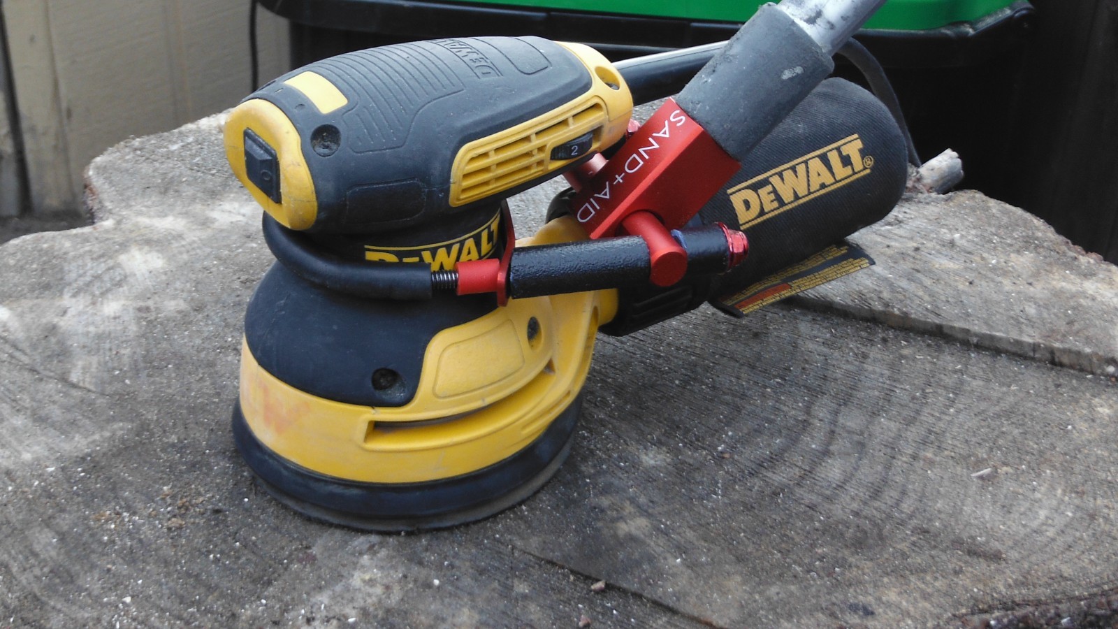 Sand Aid- Orbital Sander Attachment -Extension Pole/Handle Accessory-Pole Sander