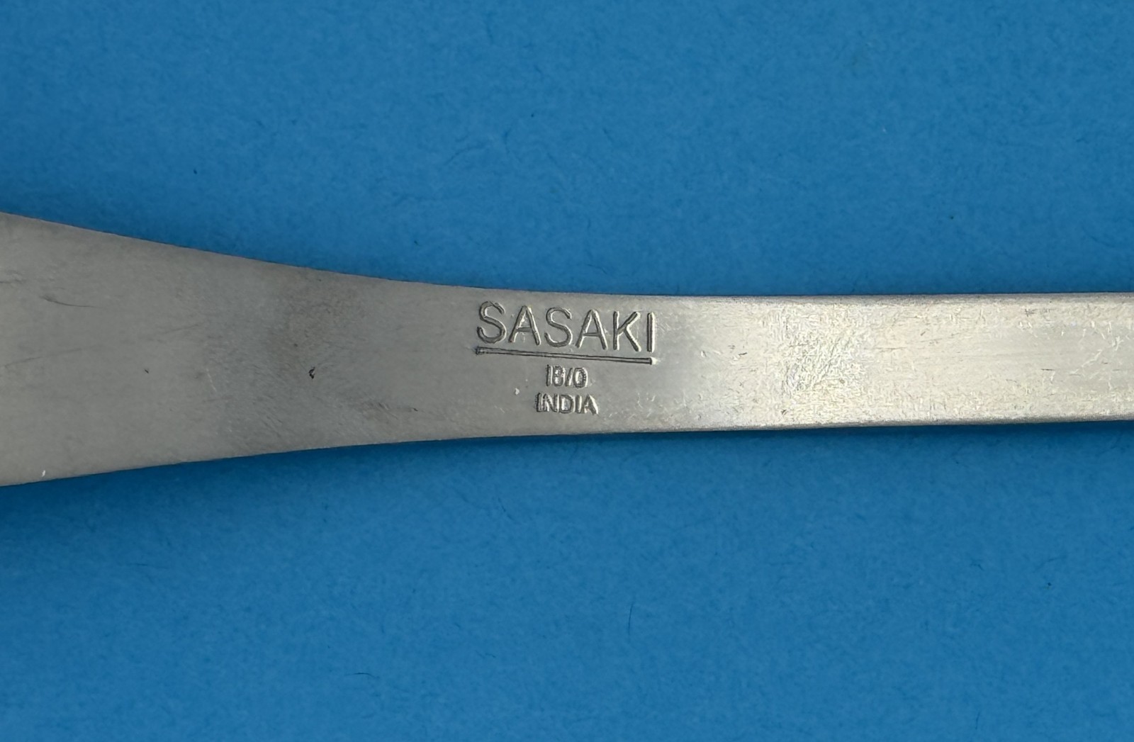 SASAKI UNKNOWN PATTERN GLOSSY INDIA 18/0 STAINLESS FLATWARE TIP CURVES UP CHOICE