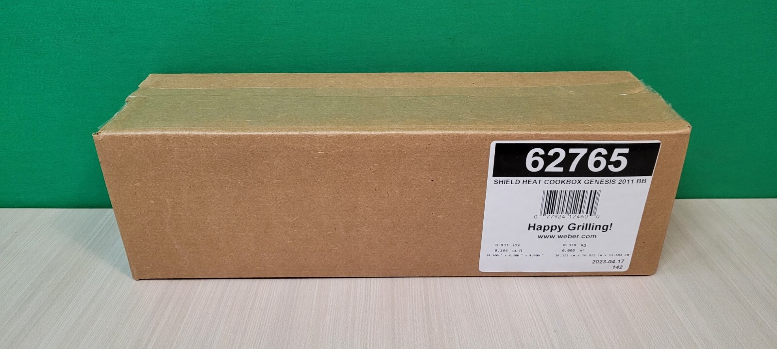 Weber 62765 Heat Shield for Cookbox NEW FREE FAST SHIPPING