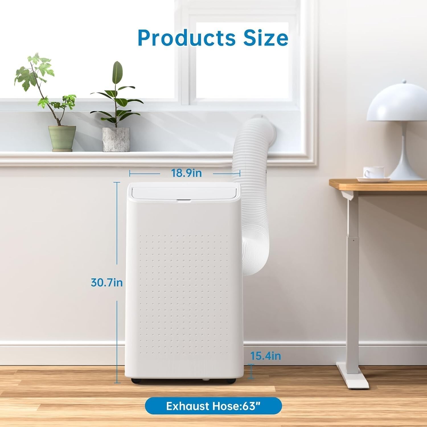 Portable Air Conditioner 15000BTU 3-in-1 Air Conditioner Fan to to 800 Sq. Ft.