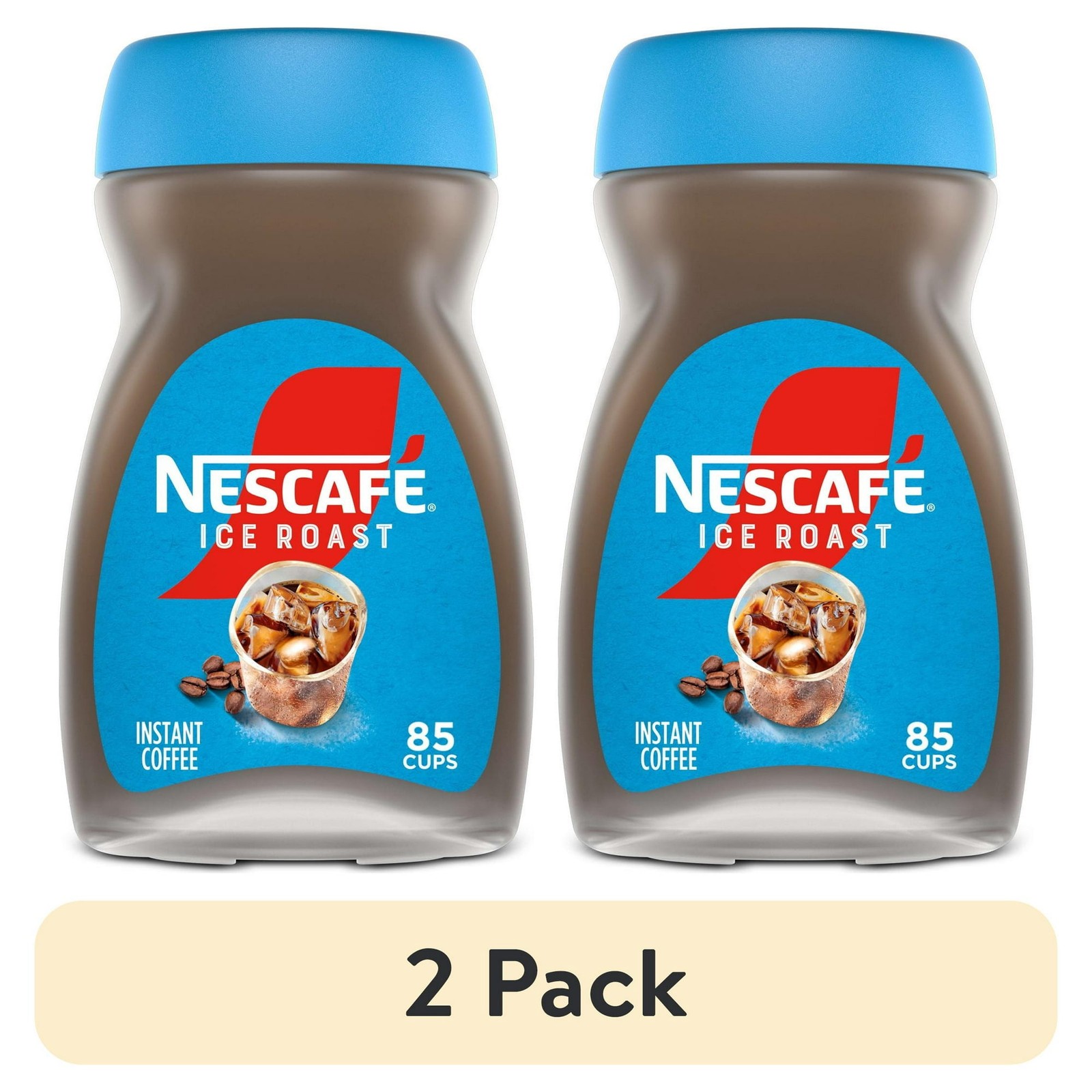NESCAF Ice Roast Instant Iced Coffee 6 oz – 2 pack