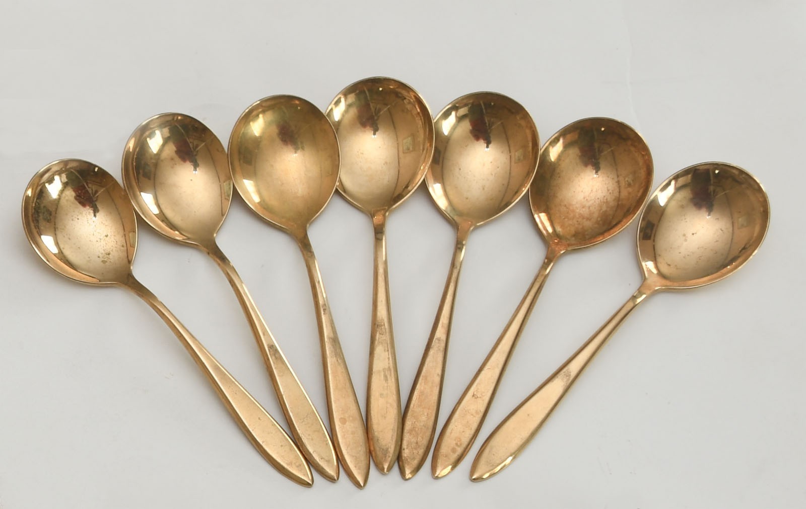 DIRILYTE Dirigold – Gold Toned Finish Regal Flatware Sweden – Set of 45 Pieces